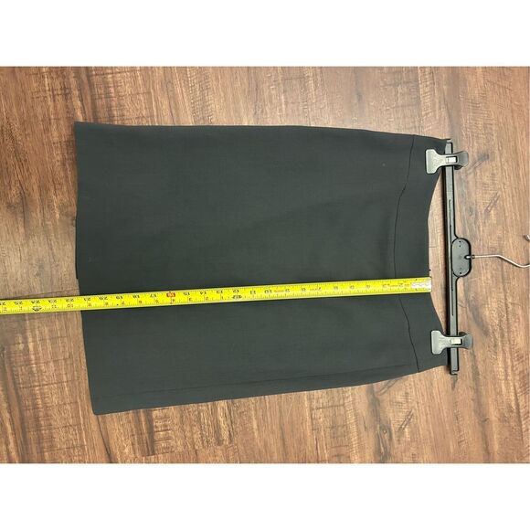 Giorgio Armani Charcoal Gray Wool Pencil Skirt, Size EU 38 / US Sz 2 - Picture 9 of 15